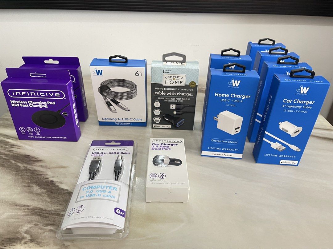 Charger & Cable (Category: Cables & Adaptors) located in Quezon City. Submitted by aimcharm17 (Listing ID 1429900334, Image 1). Description: Price per item posted in each photo Brand new from 🇺🇸.