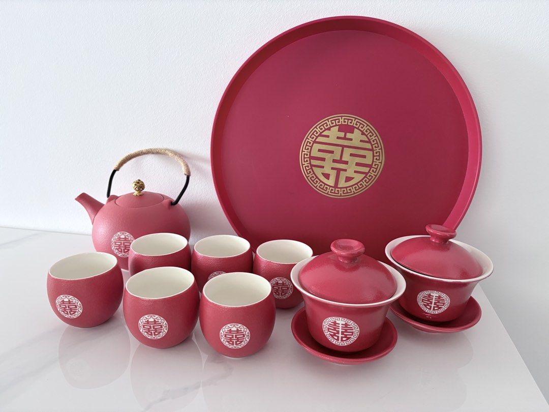 Chinese Wedding Tea Set / Guo Da Li474718916942899201