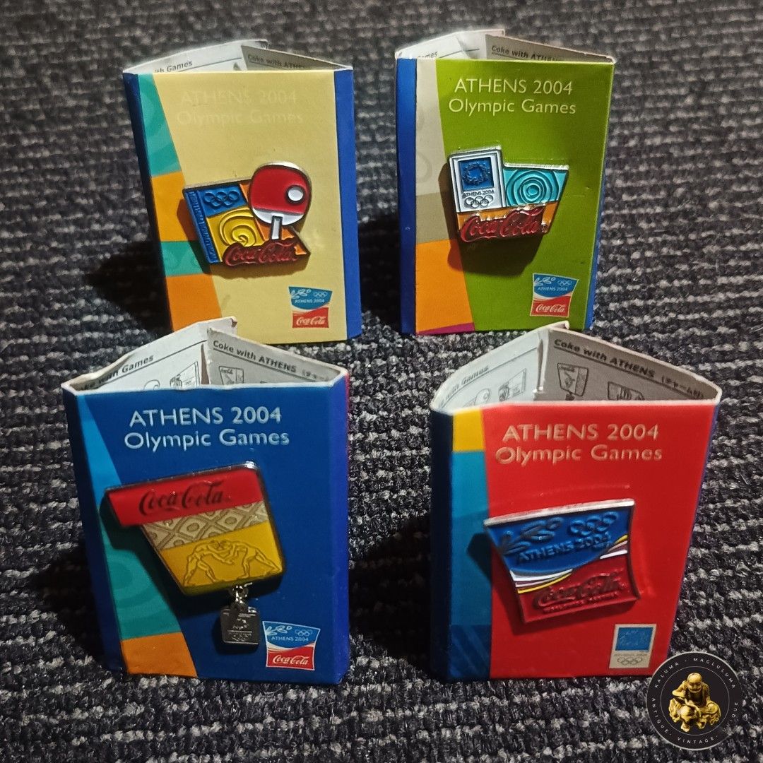 Coca-Cola Athens 2004 Olympic Games Pin Set, Hobbies & Toys ...