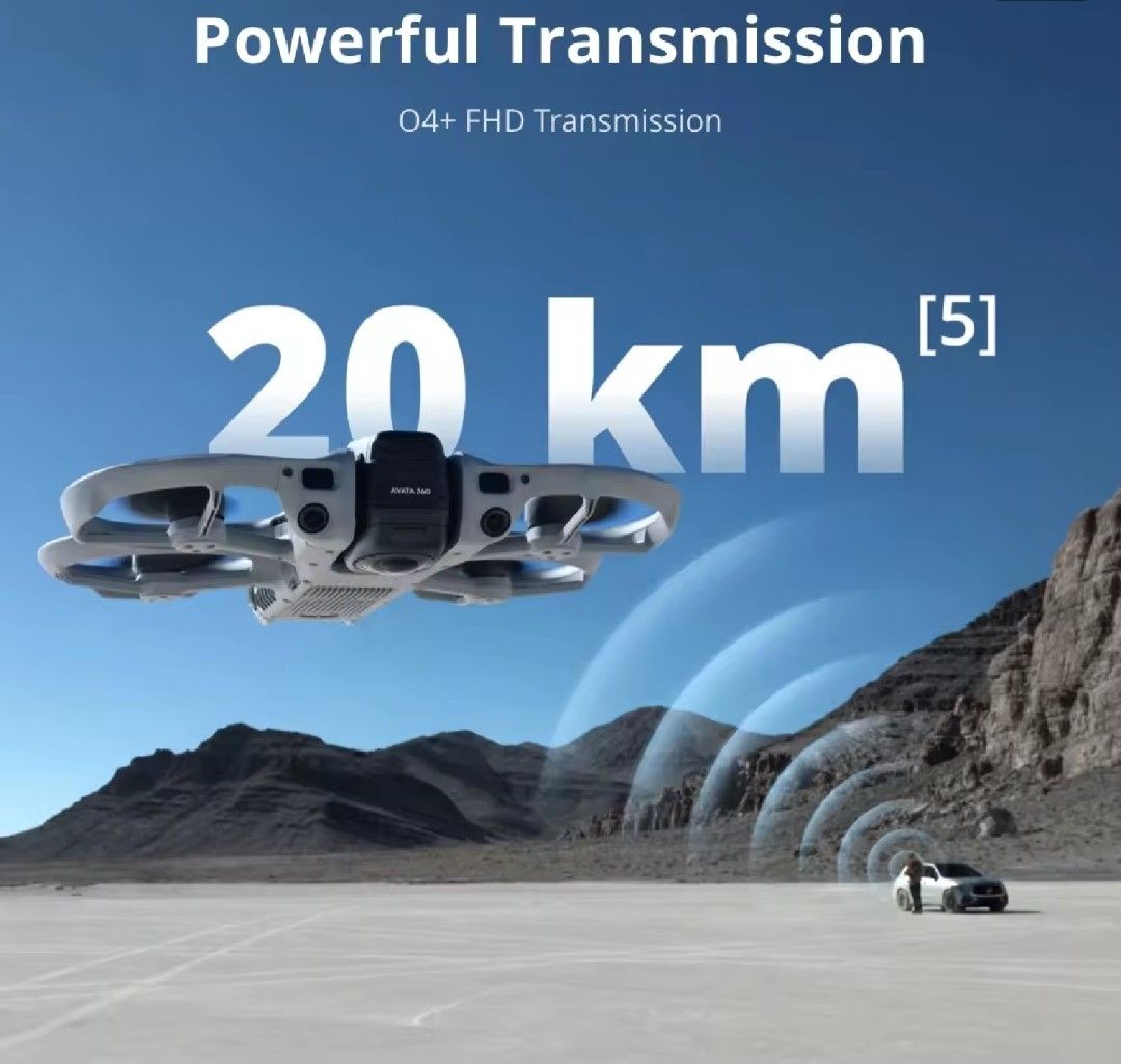 DJI Avata 360 8K Flagship Drone (Category: Drones) located in Makati City. Submitted by smith_1 (Listing ID 1430004910, Image 3). Description: DJI AVATA 360 Above It All, See It All Reimagine the flight experience with flagship 360° imaging. Introducing DJI Avata 360, capturing every epic moment in all its glory. Take to the skies, embrace the infinite, and unlock a new dimension of 360° creativity. 1-Inch Flagship Imaging [1], 8K/60fps HDR Omnid