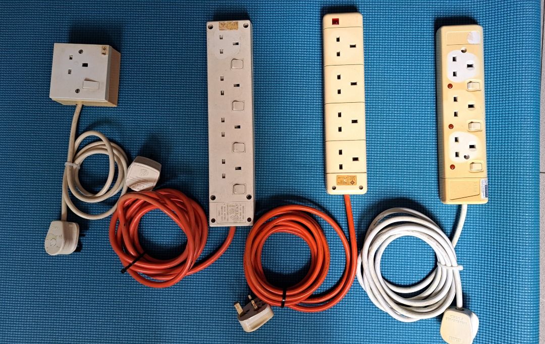 Extension Cords - Various Types, TV & Home Appliances, Electrical ...