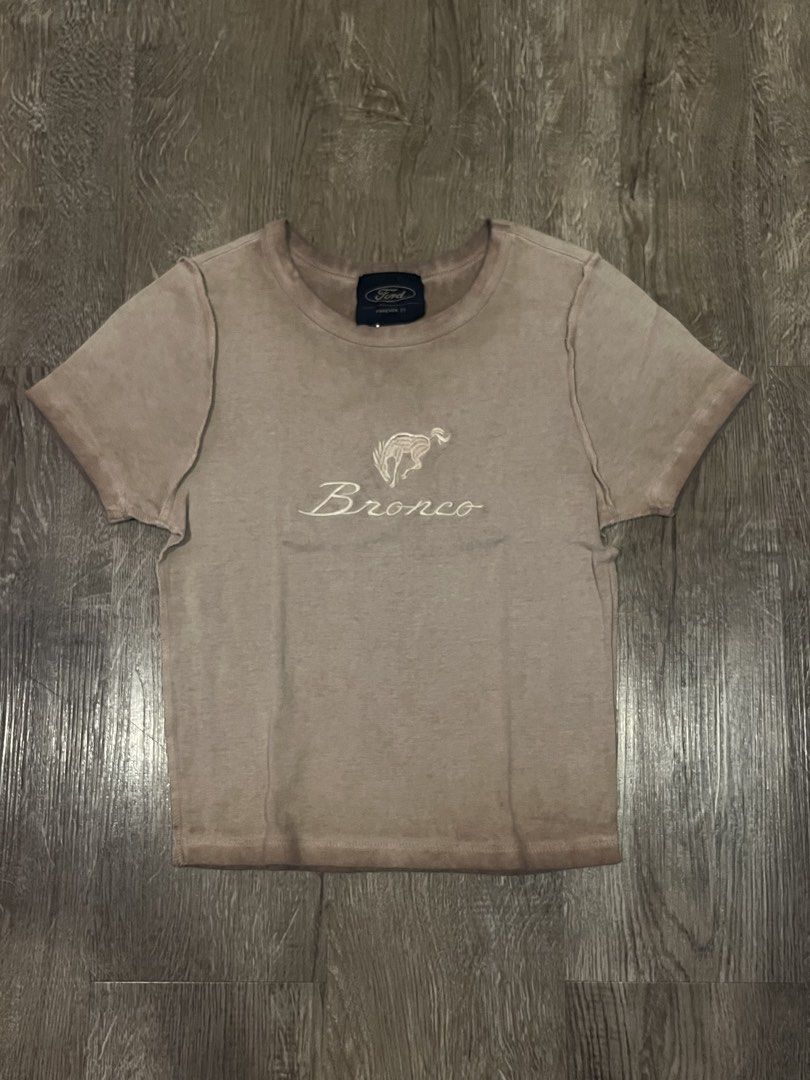 Ford Bronco Embroidered T-shirt (Category: Shirts) located in Pasig City. Submitted by mereyacruz (Listing ID 1429985148, Image 1). Description: RFS: not my style anymore Shipping fee shouldered by buyer.