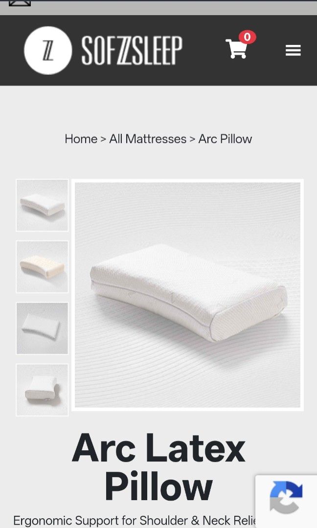 Full latex pillow