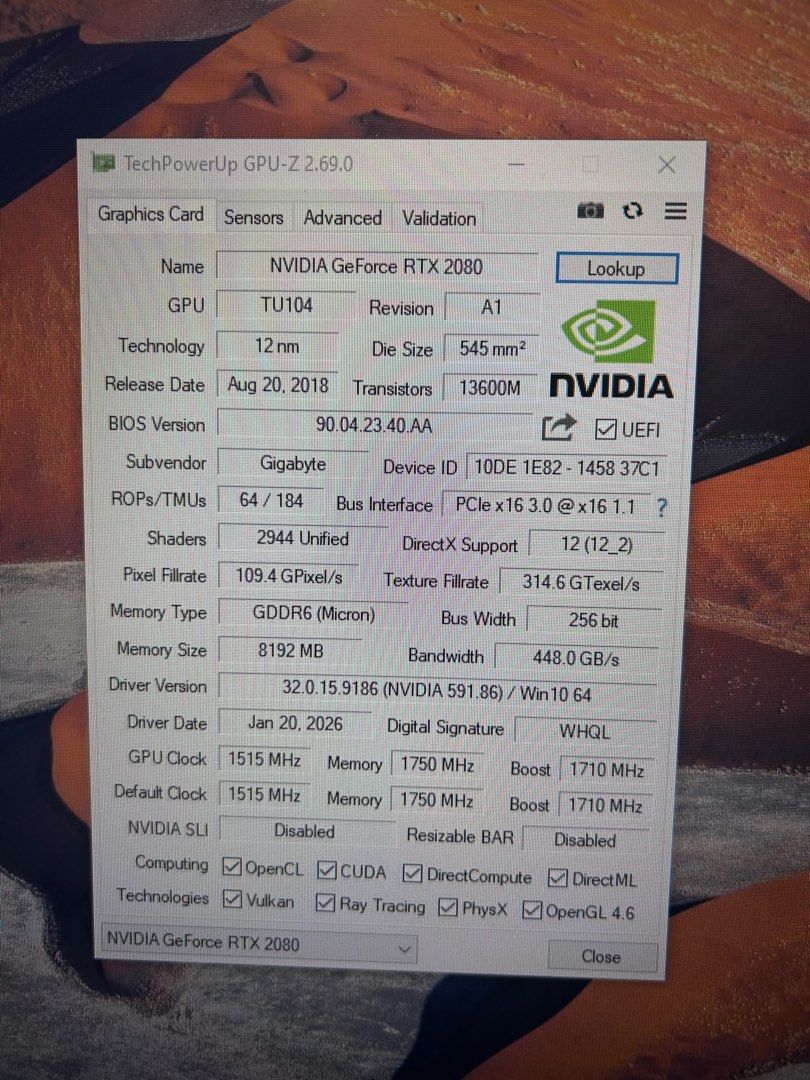 Gaming PC - Intel I7 9700, RTX 2080419591527124838406