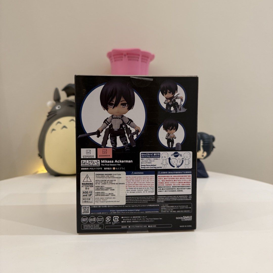 GSC Nendoroid Mikasa Ackerman Final Season Version 2001 (Category: Figurines & Statues) located in San Pedro. Submitted by jellybean.co (Listing ID 1429938816, Image 3). Description: .