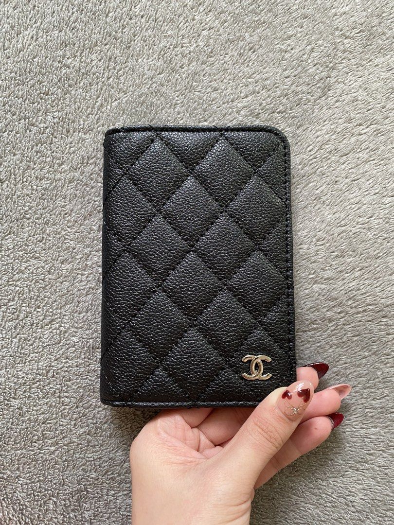 GWP Chanel Passport Holder (Category: Luxury Bags & Wallets) located in Quezon City. Submitted by shop.jennyn (Listing ID 1429871166, Image 1). Description: Chanel Passport Holder This is a GWP (or gift with purchase). ☁️ brand new;not use ☁️ comes with paper bag (no box) ☁️ gold hardware ☁️ no idea if it is authentic/genuine ☁️ actual pictures posted P1,300 rfs: initially bought this for myself but selling it bcs i need funds 🚨 strictly no refu