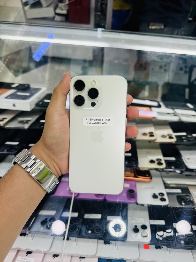 iPhone 15 Pro Max 512GB Openline 96% Battery Health NTC Approved ...