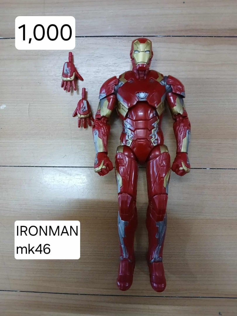 Ironman MK46 Action Figure (Category: Figurines & Statues) located in Manila. Submitted by rhenz22 (Listing ID 1429926034, Image 1). Description: loose figure,... what you see is what you get,.. everything is in great condition available in our shop DRAGONSKEEP .