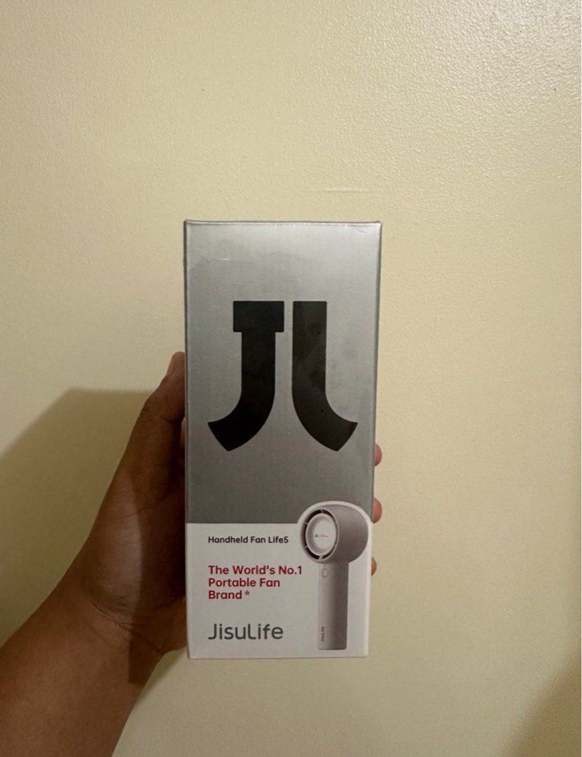 Jisulife Handheld Fan Life5 (sealed) (Category: Fans) located in Pasay City. Submitted by janoopy (Listing ID 1429917081, Image 1). Description: RFS: i have my own fan (gift from sm appliance) Matcha Green 4500mAh can meetup sm batangas/buendia/sm manila can do jnt for delivery .