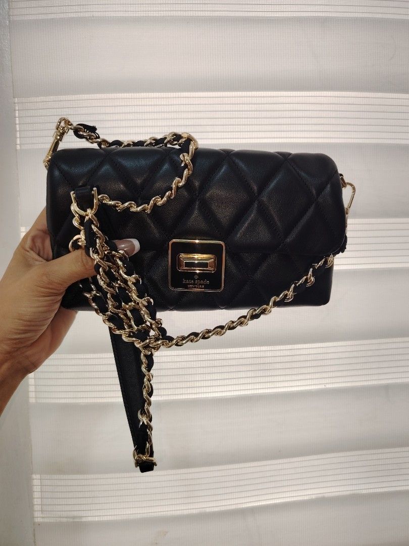 kate spade mini Quilted Crossbody Bag (Category: Luxury Bags & Wallets) located in Batangas. Submitted by glamour_clothing (Listing ID 1429862129, Image 2). Description: 👉 no flaw 👉💯 authentic kate spade crossbody & pde i shoulder bag 2way bag.