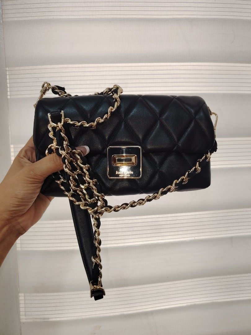 kate spade mini Quilted Crossbody Bag (Category: Luxury Bags & Wallets) located in Batangas. Submitted by glamour_clothing (Listing ID 1429862129, Image 3). Description: 👉 no flaw 👉💯 authentic kate spade crossbody & pde i shoulder bag 2way bag.