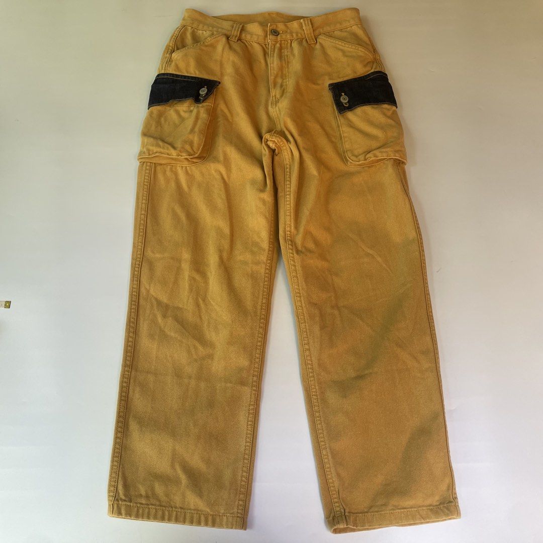 Kojima Genes Japan Duck Canvas Work Pants (Category: Jeans) located in Manaoag. Submitted by mayonaise.store (Listing ID 1429889212, Image 1). Description: Kojima Genes Japan Duck Canvas Work Pants Waist - 30 Rise - 12 Thigh - 13 Inseam - 28 Length - 39 Leg Opening - 9.