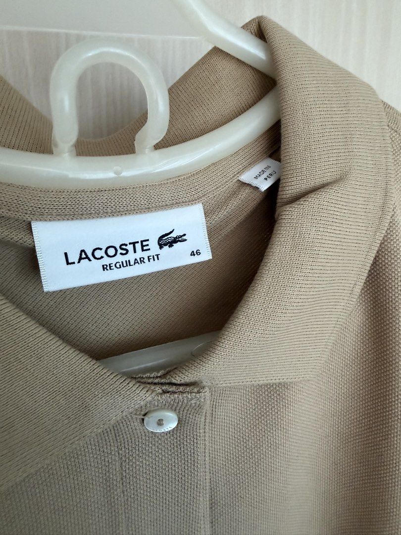 Lacoste womens polo regular fit Size 46 (Category: Shirts) located in Pasig City. Submitted by fancytracy (Listing ID 1422516730, Image 1). Description: Lacoste womens polo regular fit Size 46.