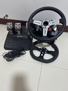 Logitech G923 wheel and pedals, Video Gaming, Gaming Accessories ...