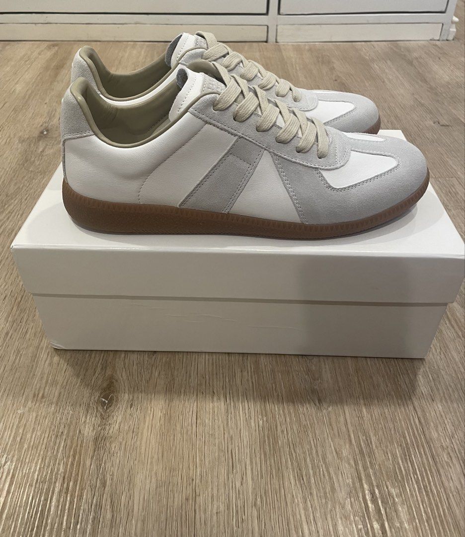 Maison Margiela Gats (Category: Sneakers) located in Quezon City. Submitted by thrift.claim (Listing ID 1429880108, Image 1). Description: 🍷Maison Margiela Gats - Sizes 35-45 Available (US Men's 3-11) (US Women's 5-13) - Brand new, NO ISSUES AT ALL - With box and all shoe fillers and shoe cover 📌UNLI VC UNLI VOUCH, open to meetup for safety of buyer (QC/Marikina only) 📌Shipping via courier of choice All Flaws will be indicated, if any :).