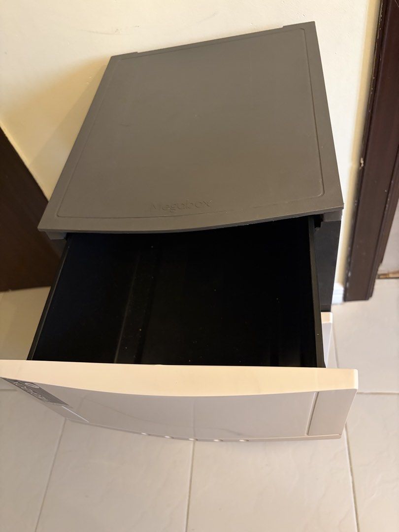 Megabox 4-Drawer Cabinet (Category: Shelves, Cabinets & Racks) located in Muntinlupa City. Submitted by jules012 (Listing ID 1429943533, Image 2). Description: RFS : No longer need.