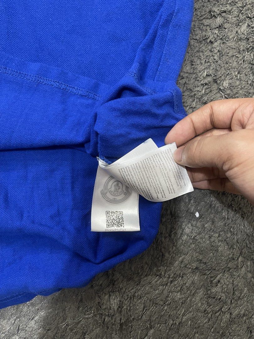 Moncler Blue Polo Shirt (Category: Tshirts & Polo Shirts ) located in Manila. Submitted by marvscalortiz (Listing ID 1429855996, Image 3). Description: .