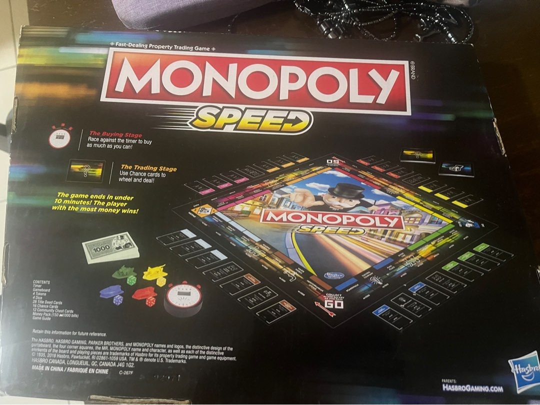 Monopoly Speed (Category: Board Games & Puzzles) located in Quezon City. Submitted by irresistiblebam (Listing ID 1429847794, Image 2). Description: .