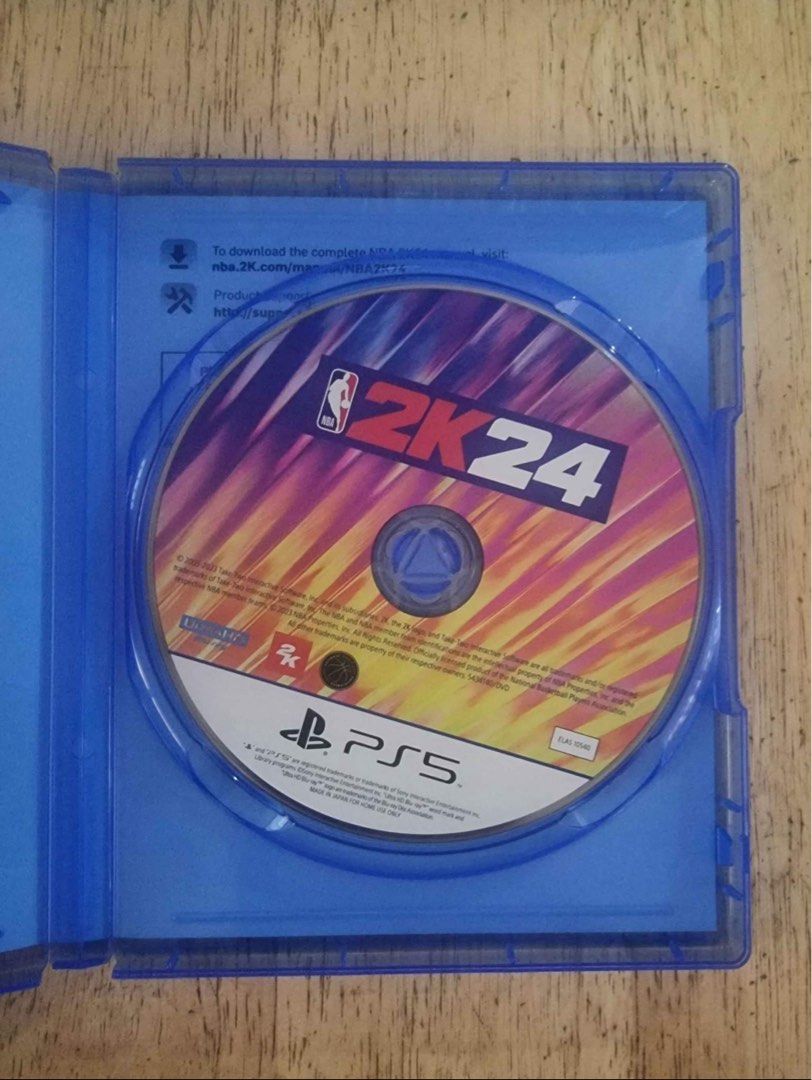 NBA 2K24 Kobe Bryant Edition for PS5 (Category: PlayStation) located in Cebu City. Submitted by polluxeph (Listing ID 1430011359, Image 2). Description: NBA 2K24 Kobe Bryant Edition for PlayStation 5. The game disc and case are included. The game features Kobe Bryant on the cover..