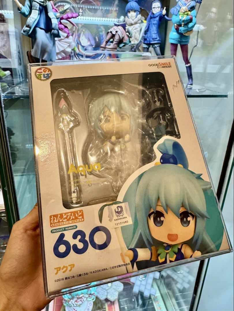 Nendoroid Aqua - KonoSuba (Category: Figurines & Statues) located in Pasig City. Submitted by senzovier (Listing ID 1319749069, Image 1). Description: BIB - regular version displayed only in a glass cabinet in an AC room Meet-ups: Podium, Estancia Location: Pasig Delivery methods: LBC, GrabExpress, Lalamove.