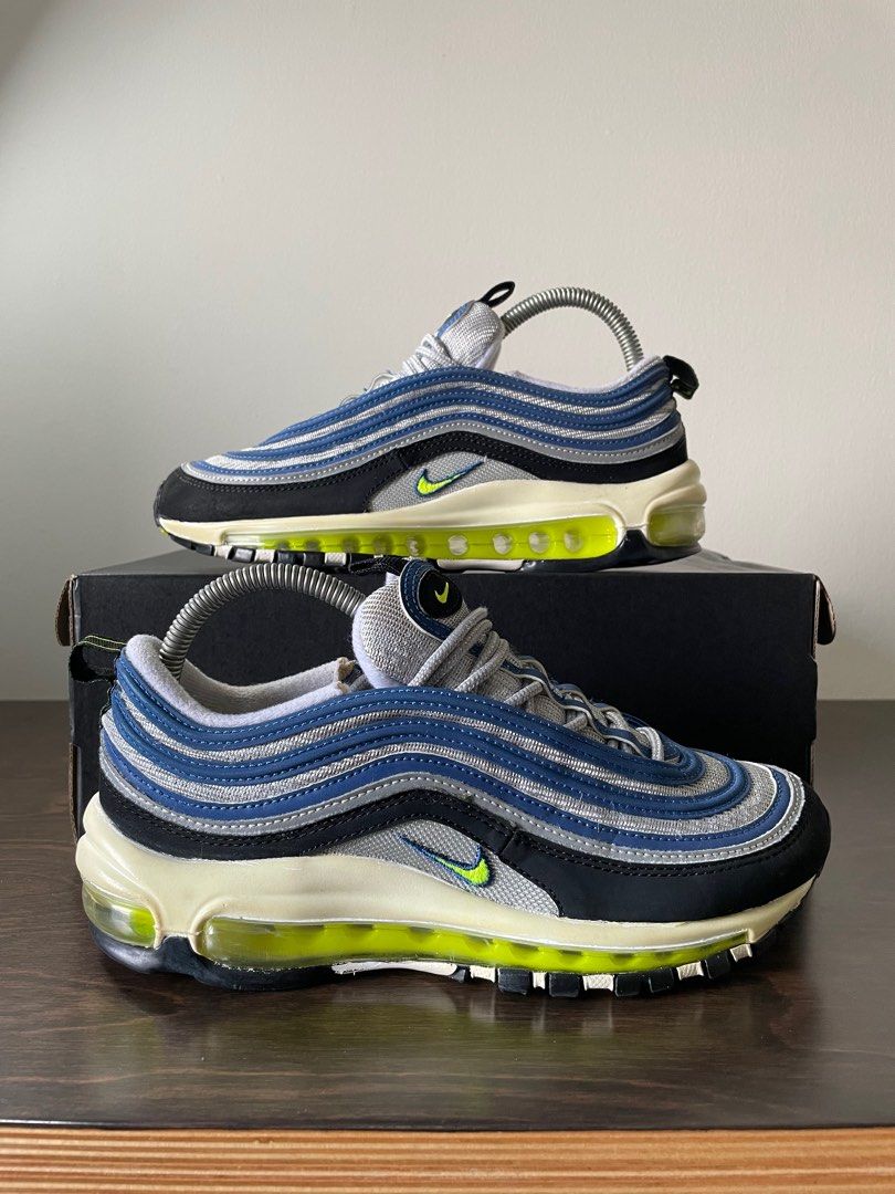 Nike Air Max 97 OG Atlantic Blue (Category: Sneakers) located in Davao. Submitted by RHThriftShop (Listing ID 1429958152, Image 1). Description: Nike Air Max 97 OG Atlantic Blue US 7.5 / EUR 38.5 / 24.5 cm 9/10 999 + sf.