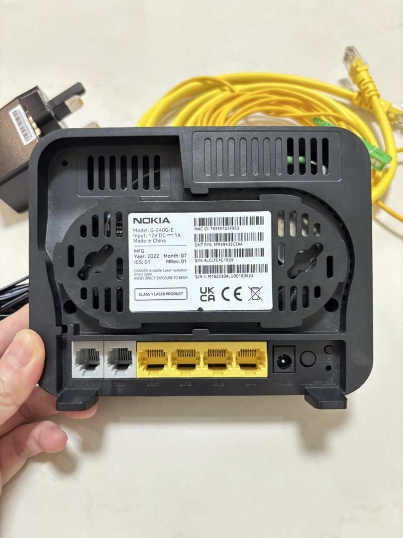 Nokia G-240G-E Fiber Optic Router, Computers & Tech, Parts ...