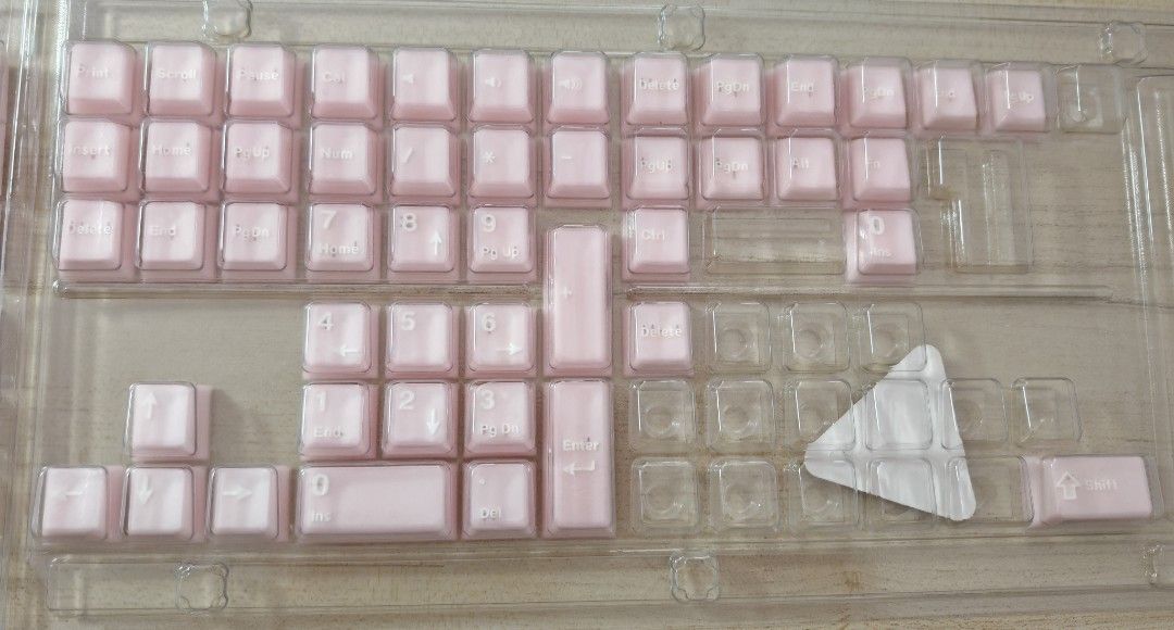 Pink frosted Keycaps Set445179233935052801