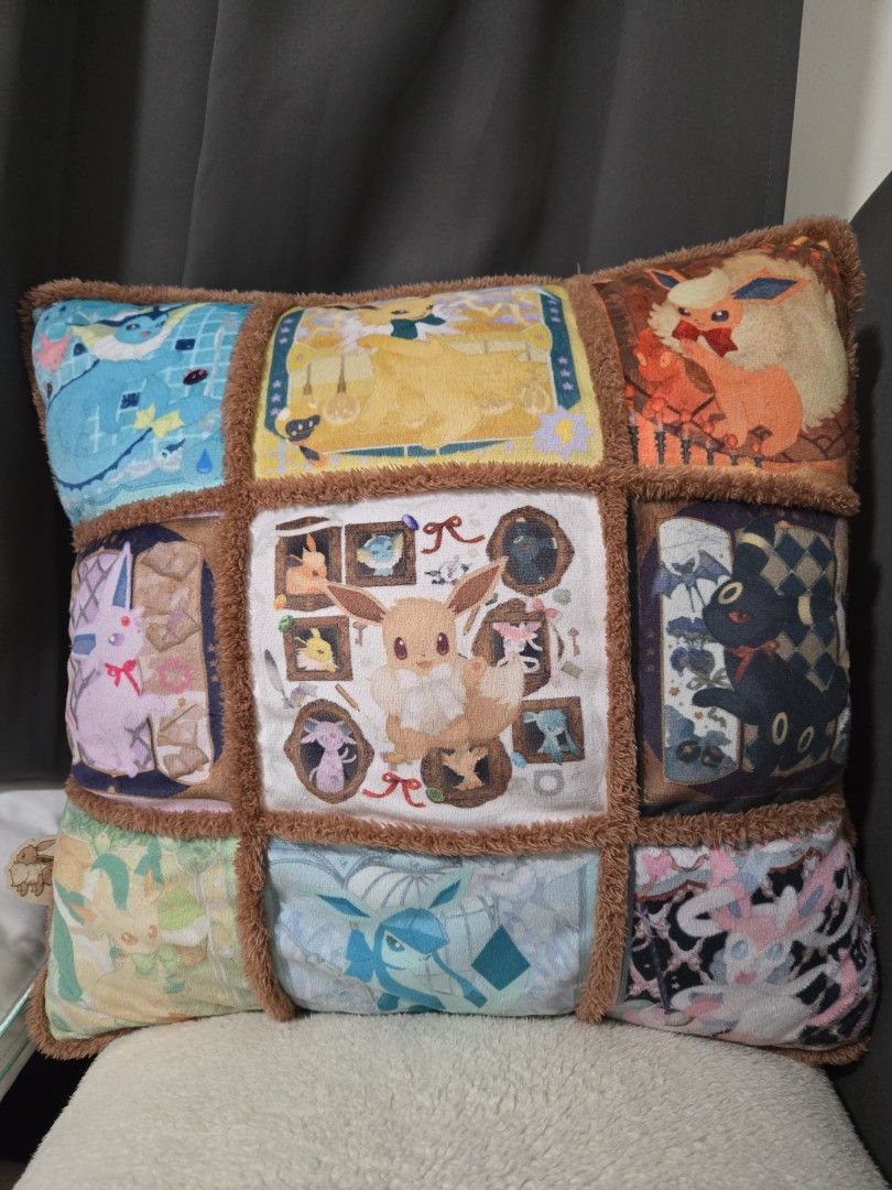 Pokemon Eevee Evolution Cushion Japan Limited