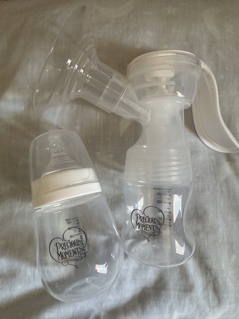 Precious Moments Manual Breast Pump (Category: Breastfeeding & Bottle Feeding) located in Binangonan. Submitted by aryaniiiii (Listing ID 1429889867, Image 1). Description: Used once. Not my liking. Bought for 999. Rfs: Need funds for my baby’s checkups.