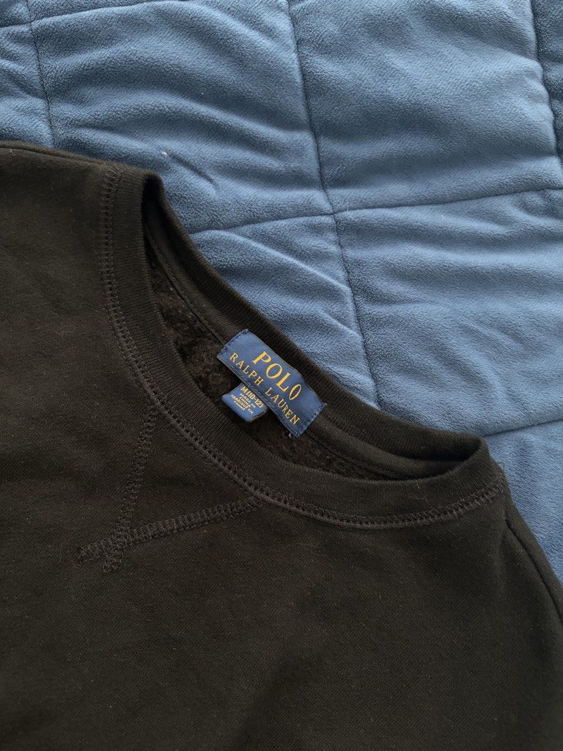 Ralph Lauren 80% Black Cotton Sweater (Category: Longsleeves) located in Mandaluyong City. Submitted by benben12f (Listing ID 1429894726, Image 3). Description: Lightly used cotton sweater RL..