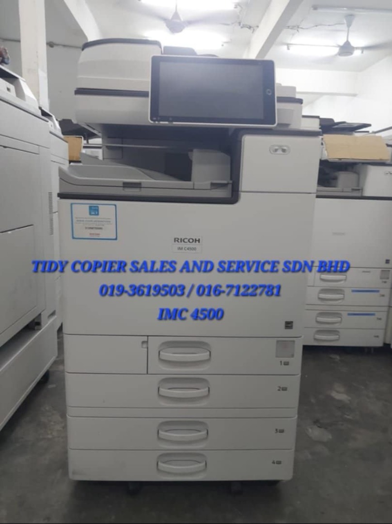 Reliable Ricoh Copiers for Modern Workspaces! IMC4500, Computers & Tech ...