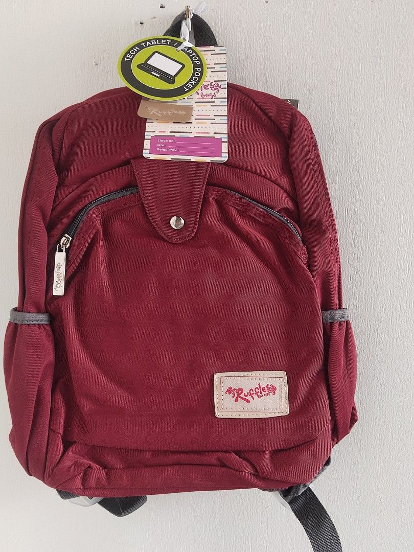Ruffles Backpack (Category: Backpacks) located in Quezon City. Submitted by gelo1010 (Listing ID 1429898537, Image 1). Description: .
