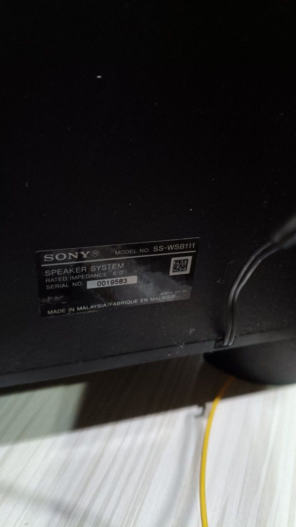 Sony SS-WSB111 Home Theater System
