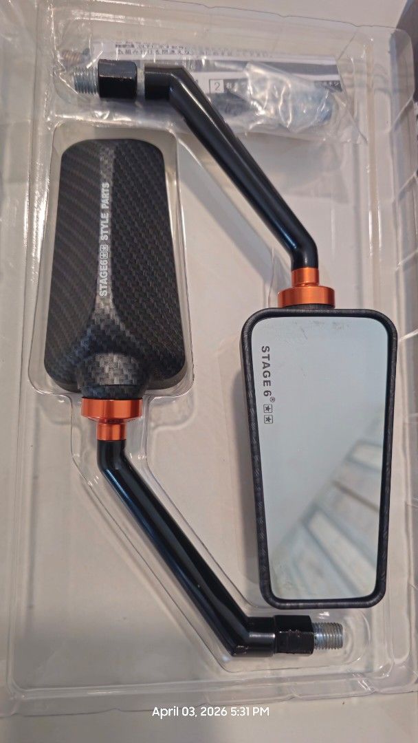 Stage 6 Mirrors F1 Original, Motorcycles, Motorcycle Accessories on ...