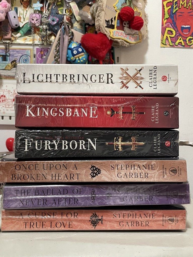 [UPDATED] Fantasy Books (pls read description) (Category: Storybooks) located in Quezon City. Submitted by aliyaahh_ (Listing ID 1429934436, Image 1). Description: • foxing and tanning • once upon a broken heart trilogy has highlights and writings from previous owner •if ggx, +₱50 for books that are sold as a set (need to buy packing materials) • gogoxpress shipping once a week only books: - ₱500 (3 books) once upon a broken heart, the ballad of 
