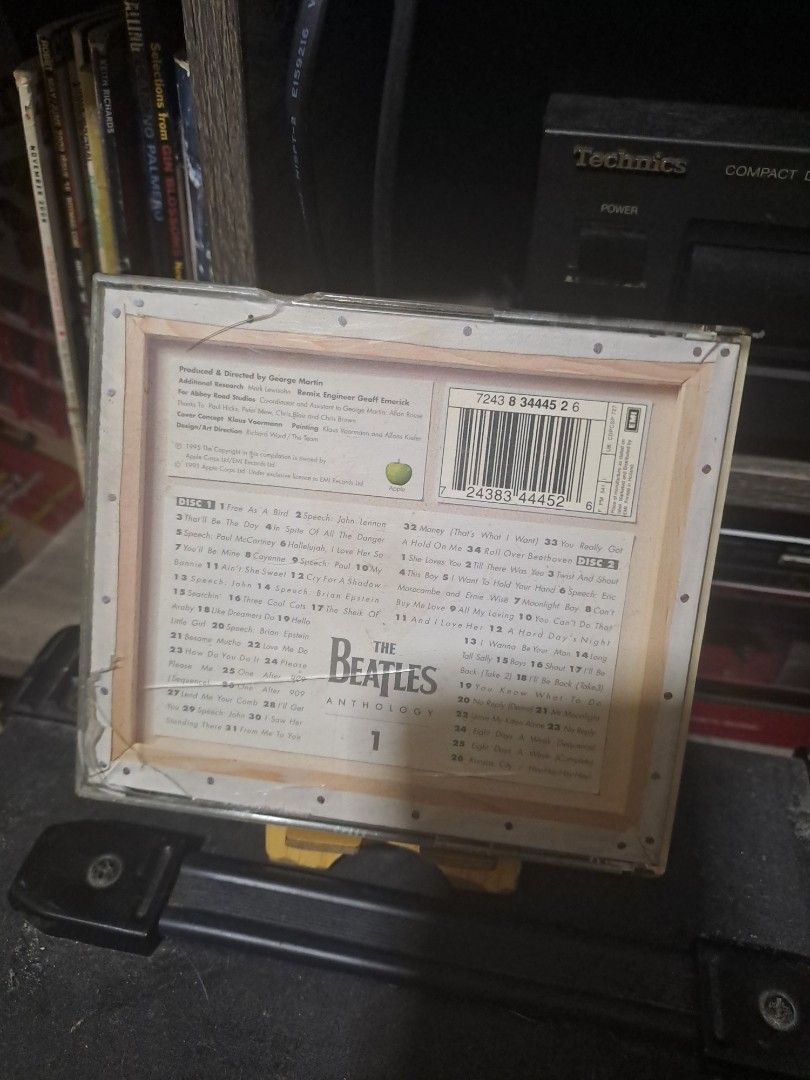 The Beatles Anthology 1 CD (Category: CDs & DVDs) located in Las Pinas. Submitted by cobieshop (Listing ID 1429991007, Image 2). Description: The BEATLES Anthology 1 CDs CONDITION:Well Used ISSUE: with Crack in the jewel case see"photo" NO RESERVATION pass sa reserver/NO to joyminer IMUS CAVITE Pickup/Lalamove/J&T Shipping .