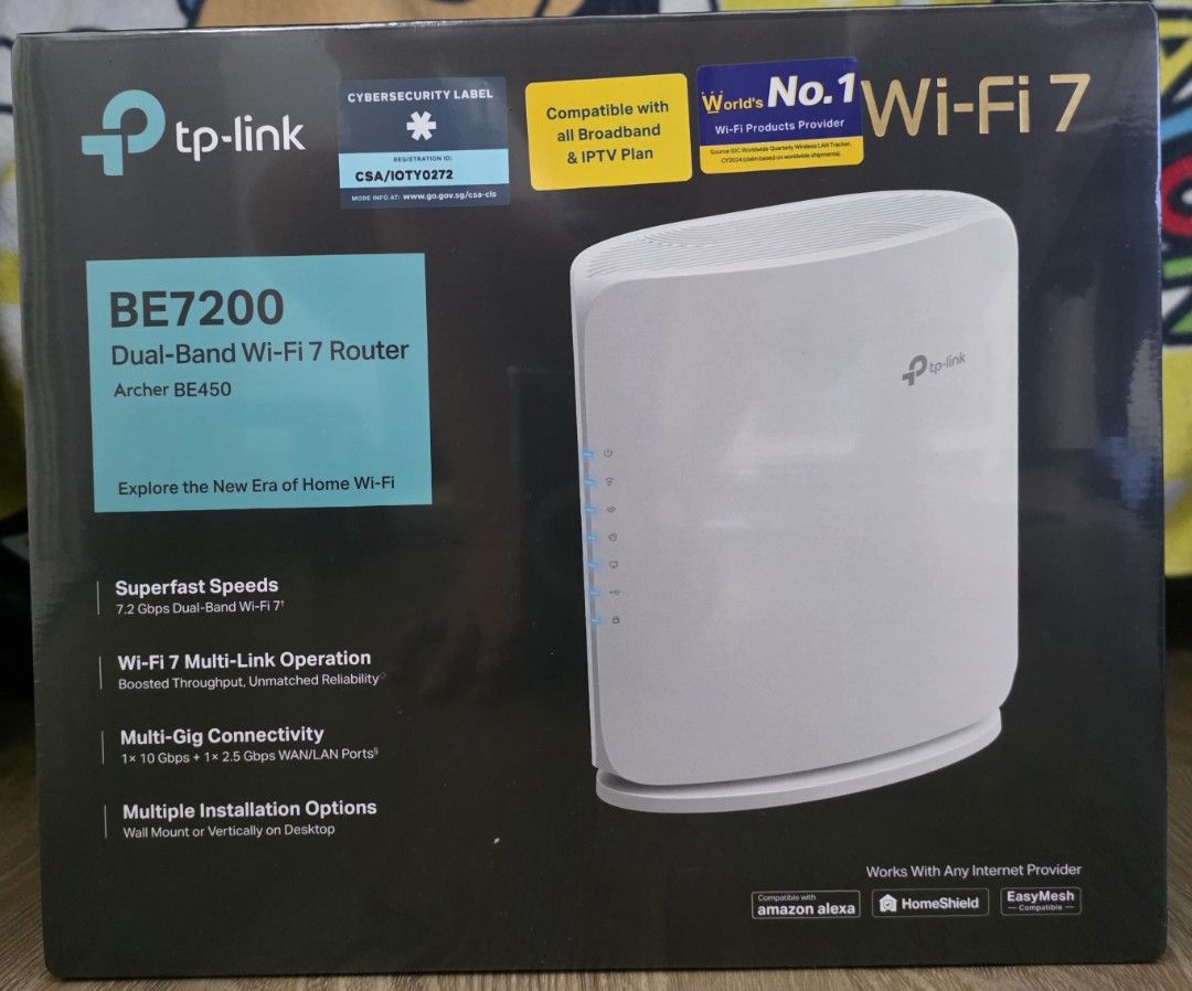 TP-Link BE7200 Dual-Band Wi-Fi 7 Router