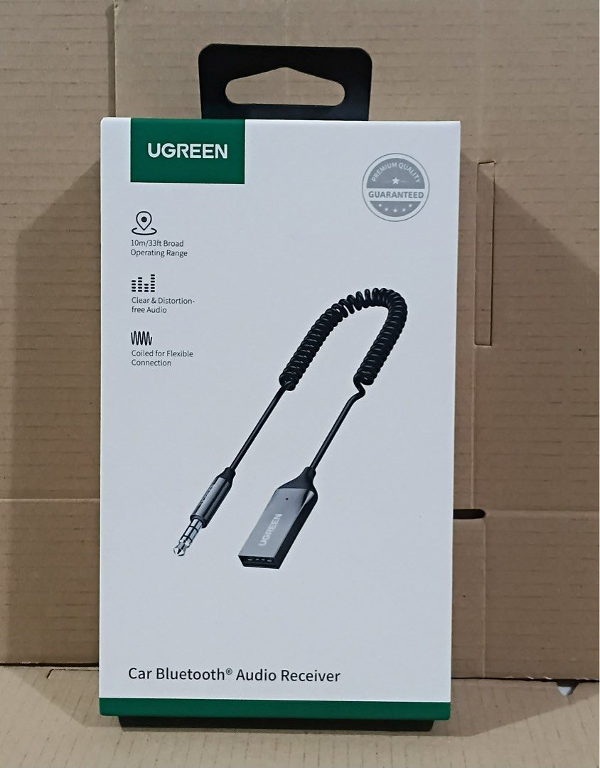 UGREEN USB to aux 3.5mm Car Bluetooth Audio Receiver (Category: Soundbars, Speakers & Amplifiers) located in Manila. Submitted by mxrx_ (Listing ID 1429941966, Image 1). Description: .
