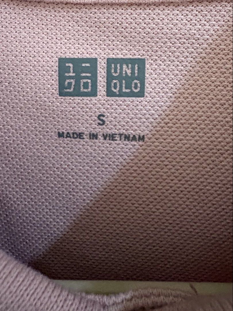 UNIQLO Pink Polo (Size S) (Category: Tshirts & Polo Shirts ) located in Makati City. Submitted by jarled (Listing ID 1429931389, Image 3). Description: - Uniqlo polo shirt - Color: Pink - Size: S - Features a classic collar with white trim - Made in Vietnam - Short sleeves - Button-up placket - Perfect for everyday wear.