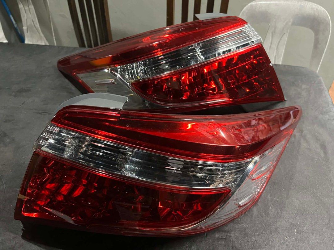 Vios Tail Light (Category: Lightings, Horns, and other Electrical Parts and Accessories) located in Pasay City. Submitted by declutt1504 (Listing ID 1429924843, Image 1). Description: Vios Tail Light For Sale Set (Left and Right) Generation 3 From Vios G Variant Good as new No issues.
