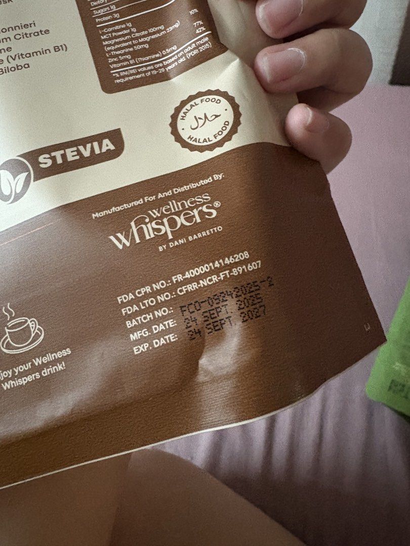 Wellness Whispers White Chocolate Mocha (Category: Health Food, Drinks & Tonics) located in Pasay City. Submitted by declutterwithme_27 (Listing ID 1429982735, Image 2). Description: NEW-sealed wellness whispers white chocolate mocha rfs: i dont drink coffee anymore hehe srp: Php 469 selling price: 300.