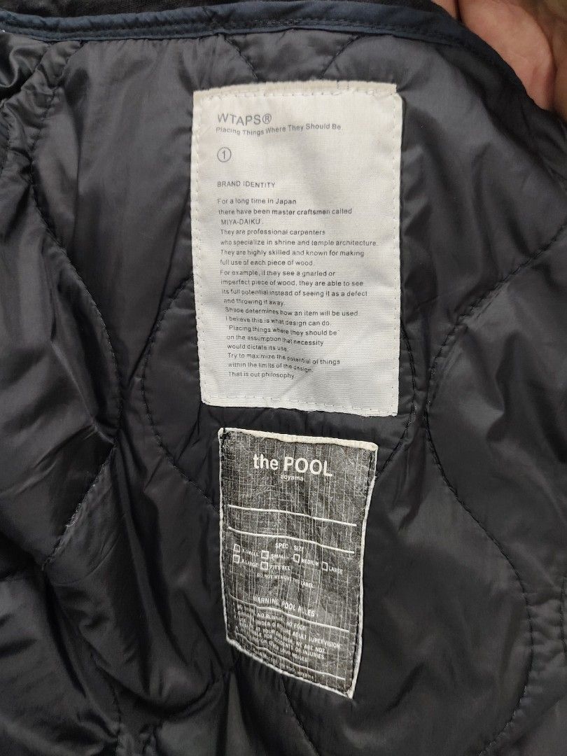 WTAPS 14AW sneak collection M-64 mill. Parka (Category: Coats, Jackets and Outerwear) located in Baguio. Submitted by archival_thrifted.ph. (Listing ID 1429961611, Image 2). Description: FOR SALE‼️ . WTAPS X POOL 14AW SNEAK COLLECTION M-64 MILL. PARKA JACKET .MADE IN JAPAN 🇯🇵 .STILL IN GOOD CONDITION .NORMAL SIGNS OF USAGE .SIZE 1 ON TAG .PHP 2980 PLUS SF .❌❌ COP/COD .MOP GCASH .COURIER J&T .BAGUIO AREA .DM FOR SURE BUYER TY.