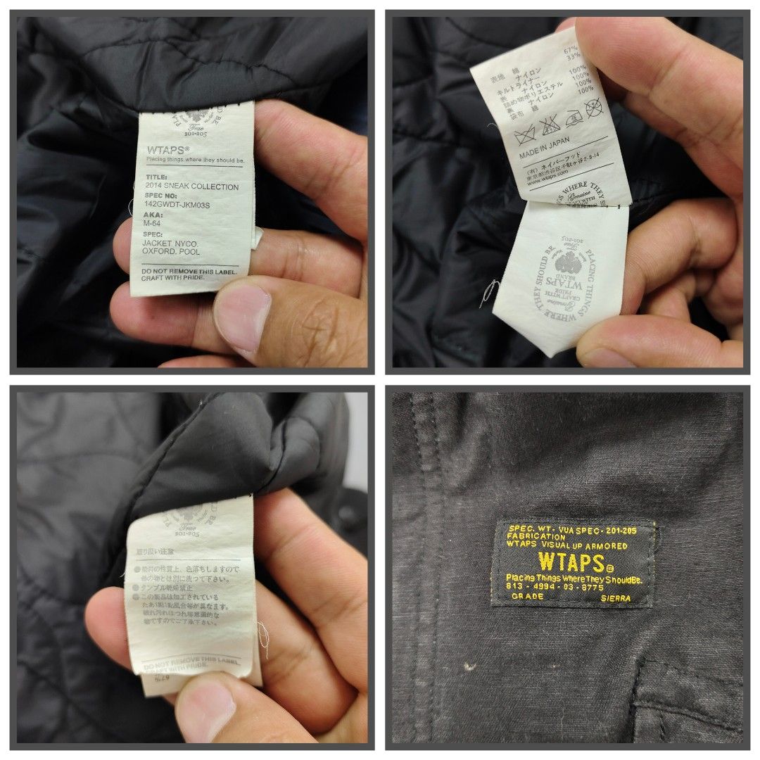 WTAPS 14AW sneak collection M-64 mill. Parka (Category: Coats, Jackets and Outerwear) located in Baguio. Submitted by archival_thrifted.ph. (Listing ID 1429961611, Image 3). Description: FOR SALE‼️ . WTAPS X POOL 14AW SNEAK COLLECTION M-64 MILL. PARKA JACKET .MADE IN JAPAN 🇯🇵 .STILL IN GOOD CONDITION .NORMAL SIGNS OF USAGE .SIZE 1 ON TAG .PHP 2980 PLUS SF .❌❌ COP/COD .MOP GCASH .COURIER J&T .BAGUIO AREA .DM FOR SURE BUYER TY.