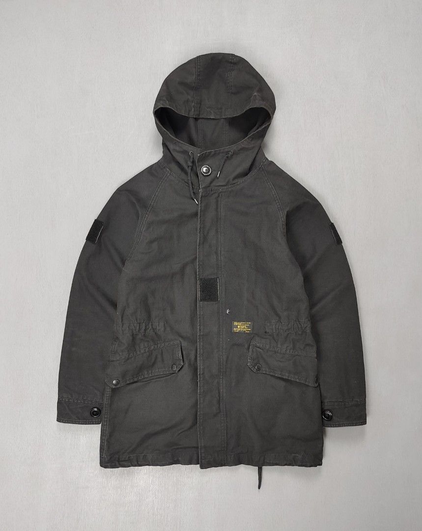 WTAPS 14AW sneak collection M-64 mill. Parka (Category: Coats, Jackets and Outerwear) located in Baguio. Submitted by archival_thrifted.ph. (Listing ID 1429961611, Image 1). Description: FOR SALE‼️ . WTAPS X POOL 14AW SNEAK COLLECTION M-64 MILL. PARKA JACKET .MADE IN JAPAN 🇯🇵 .STILL IN GOOD CONDITION .NORMAL SIGNS OF USAGE .SIZE 1 ON TAG .PHP 2980 PLUS SF .❌❌ COP/COD .MOP GCASH .COURIER J&T .BAGUIO AREA .DM FOR SURE BUYER TY.