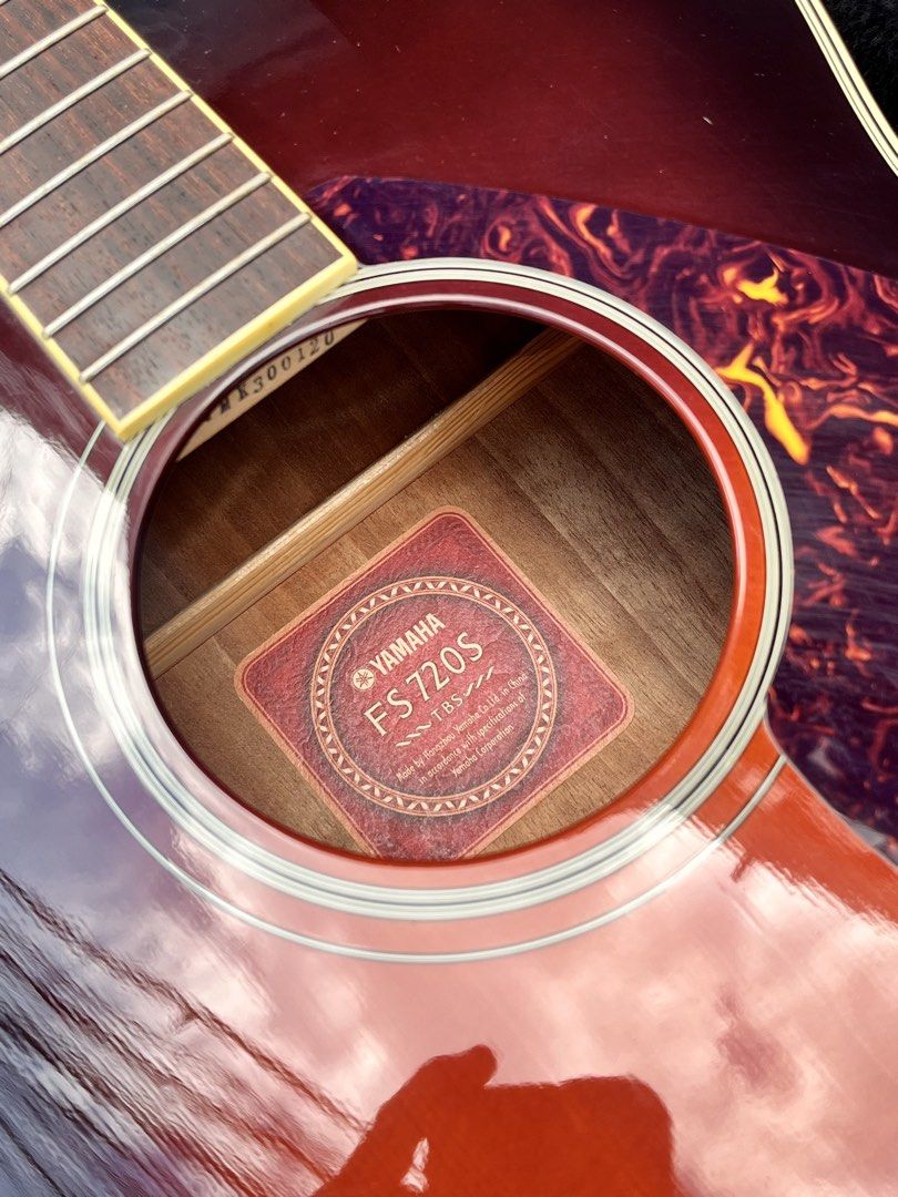 Yamaha FS720S Acoustic Guitar with Case (Category: Musical Instruments) located in Cebu City. Submitted by pr1nsipeee (Listing ID 1429907410, Image 2). Description: Selling my Personal Guitar Yamaha FS720S Acoustic Guitar Almost Brand New Condition Concert Body Guitar Solid Sitka Spruce Top Nato Back & Sides Nato Neck Rosewood fingerboard and Bridge Tortoise Shell Pickguard Die-Cast Chrome Tuners Fender Hard Case Price: 17.5k negotiable Issue: Mi
