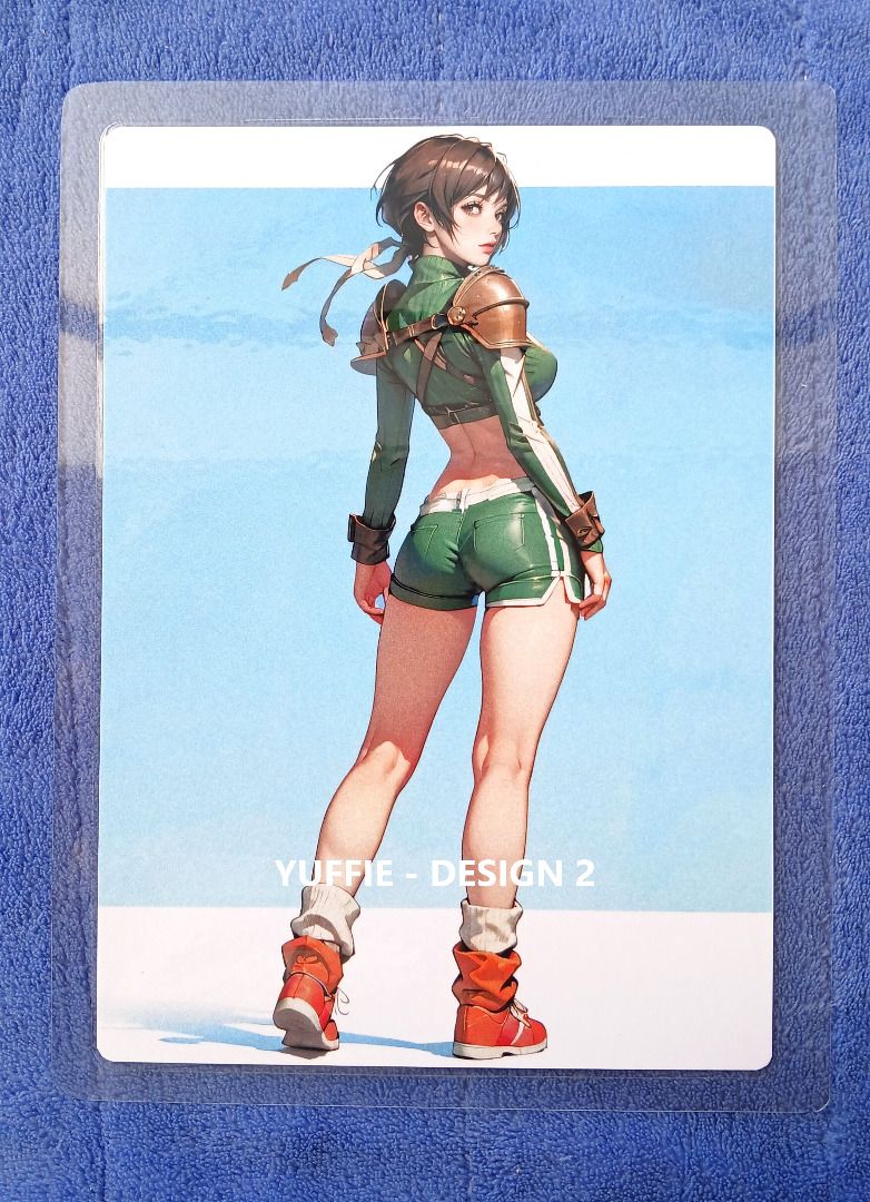 Yuffie Kisaragi from FF7 Laminated Mini Poster Prints (Category: Art & Prints) located in Iloilo. Submitted by jrmagallanes78 (Listing ID 1429868221, Image 3). Description: PhP 50 per image print. 300Php minimum total for processing sale. Buyer can combine choices with other items in other listings to hit this threshold. One-sided laminated anime photo prints. Prints will be CUT FLUSH to the sides of the images to prevent air bubbles. Buyers can 