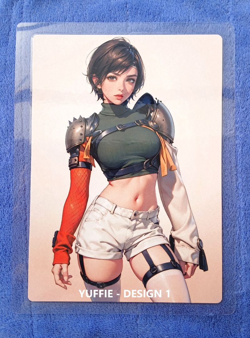 Yuffie Kisaragi from FF7 Laminated Mini Poster Prints (Category: Art & Prints) located in Iloilo. Submitted by jrmagallanes78 (Listing ID 1429868221, Image 2). Description: PhP 50 per image print. 300Php minimum total for processing sale. Buyer can combine choices with other items in other listings to hit this threshold. One-sided laminated anime photo prints. Prints will be CUT FLUSH to the sides of the images to prevent air bubbles. Buyers can 