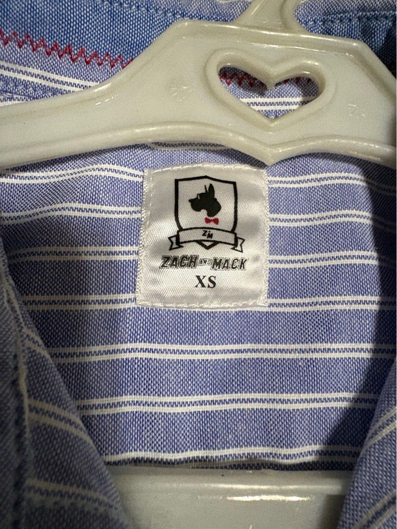 Zach and Mack Pinstripe Polo (Category: Babies & Kids Fashion) located in Pasig City. Submitted by erncm (Listing ID 1429974609, Image 2). Description: Brand: Zach and Mack (can be found in SM dept store) Size: XS Age: 4+.