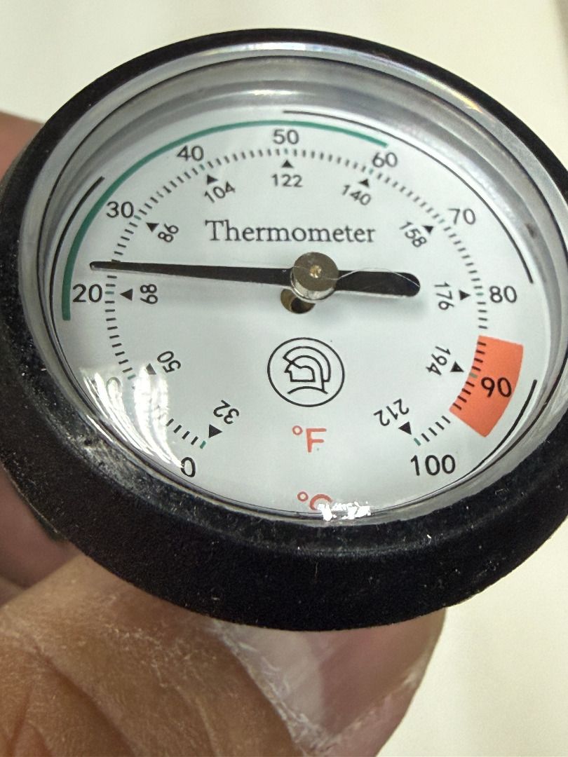 ZeroHero Dial Thermometer - Solid Black (Category: Coffee Machines & Makers) located in Kuala Lumpur. Submitted by lokeky (Listing ID 1429930829, Image 3). Description: - ZeroHero Dial Thermometer - Solid Black design - Features a stainless steel probe - Easy-to-read dial for accurate temperature readings - Ideal for various cooking applications Range from 0 to 100 degrees COD at Amcorp Mall or Roaster Hill (Sungai Buloh) FREE postage within peni