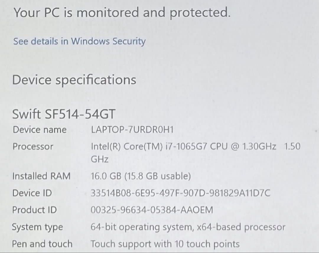 Acer Laptop - Blue440954898256373762